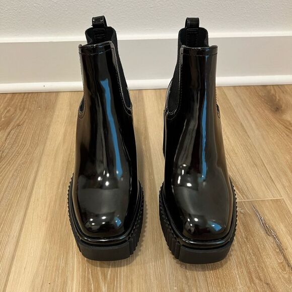 GIANNI BINI Black Platform Booties Size 6.5 - Picture 12 of 12